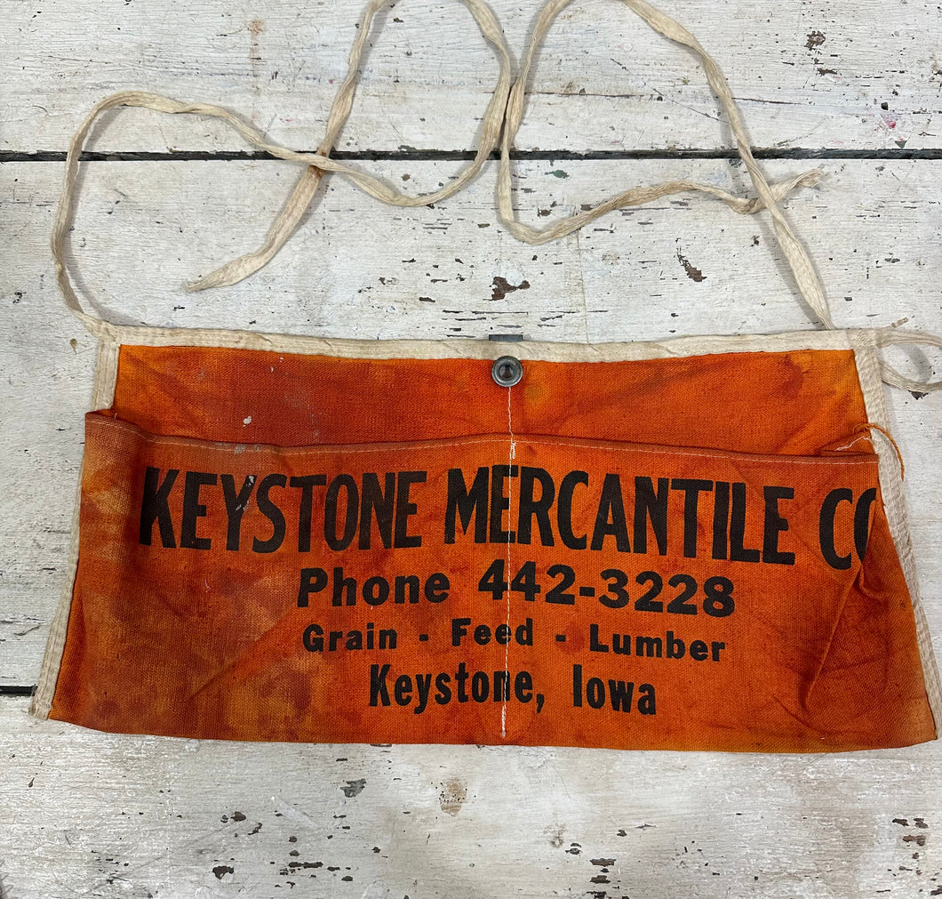 Orange Keystone Mercantile Apron