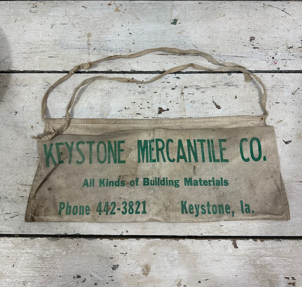 Green Keystone Mercantile Apron