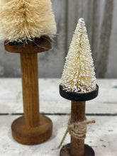 Load image into Gallery viewer, White Trees in Tall Spools
