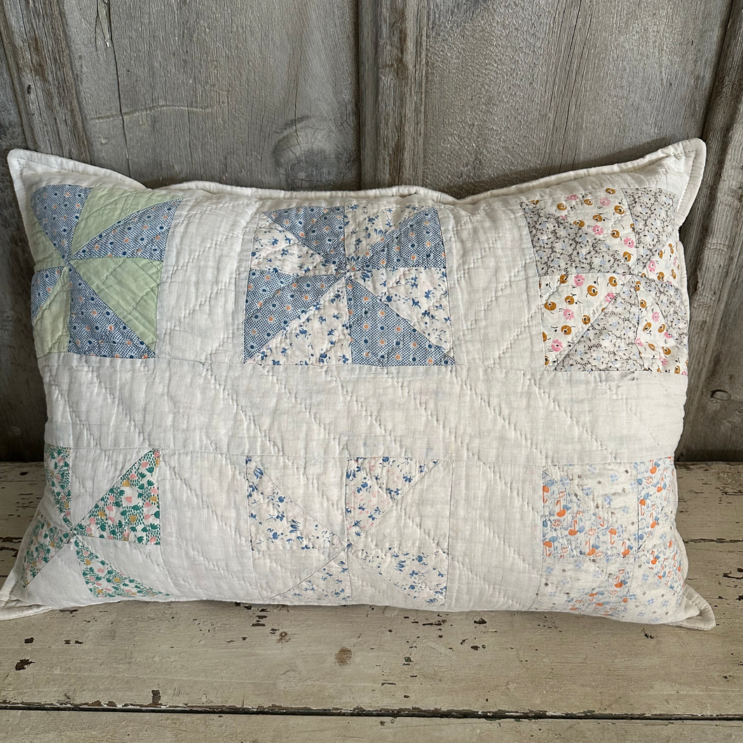 Pinwheel Quilt Pillow