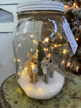 Load image into Gallery viewer, Oh Dear large jar (2 deer)
