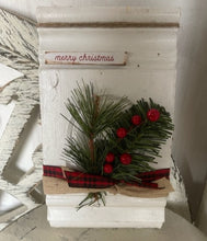 Load image into Gallery viewer, Merry Christmas Vintage Trim Piece
