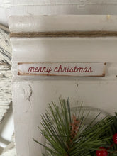 Load image into Gallery viewer, Merry Christmas Vintage Trim Piece
