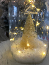 Load image into Gallery viewer, Ivory Glitter Tree jar
