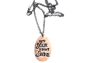 Let Your Light Shine Penny Necklace