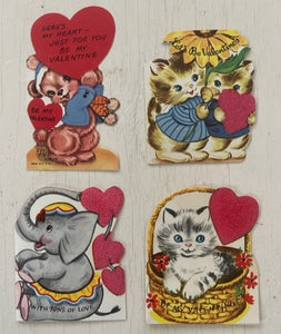 Vintage Valentines: Baby Animals 2