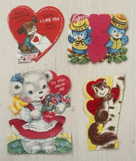 Vintage Valentines: Baby Animals 3