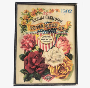 Iowa Seed Co Vintage Style Print
