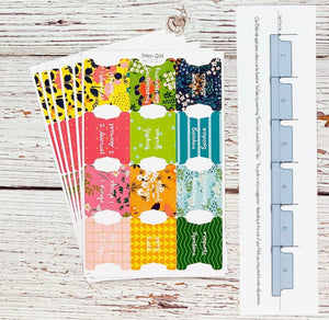 Bright Floral Bible Tabs