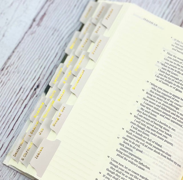 Simple Elegance Bible Tabs