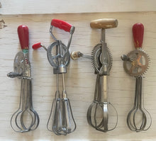 Load image into Gallery viewer, vintage kitchen rotary beater utensil retro
