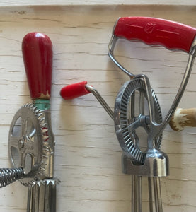 vintage kitchen rotary beater utensil retro